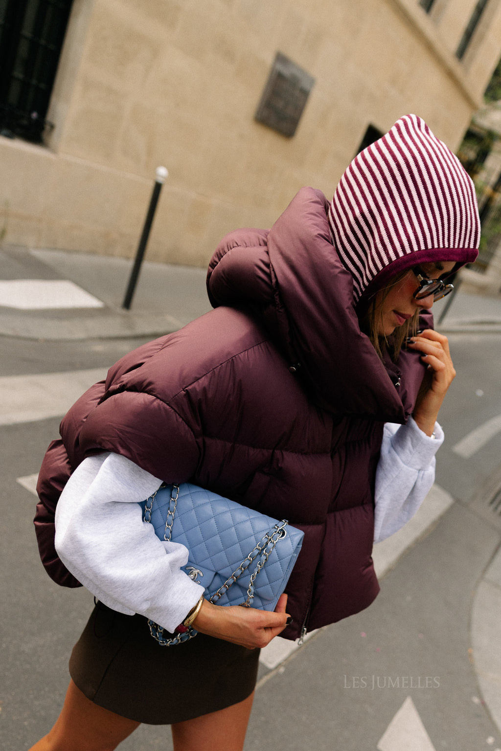 Jaclyn bodywarmer aubergine