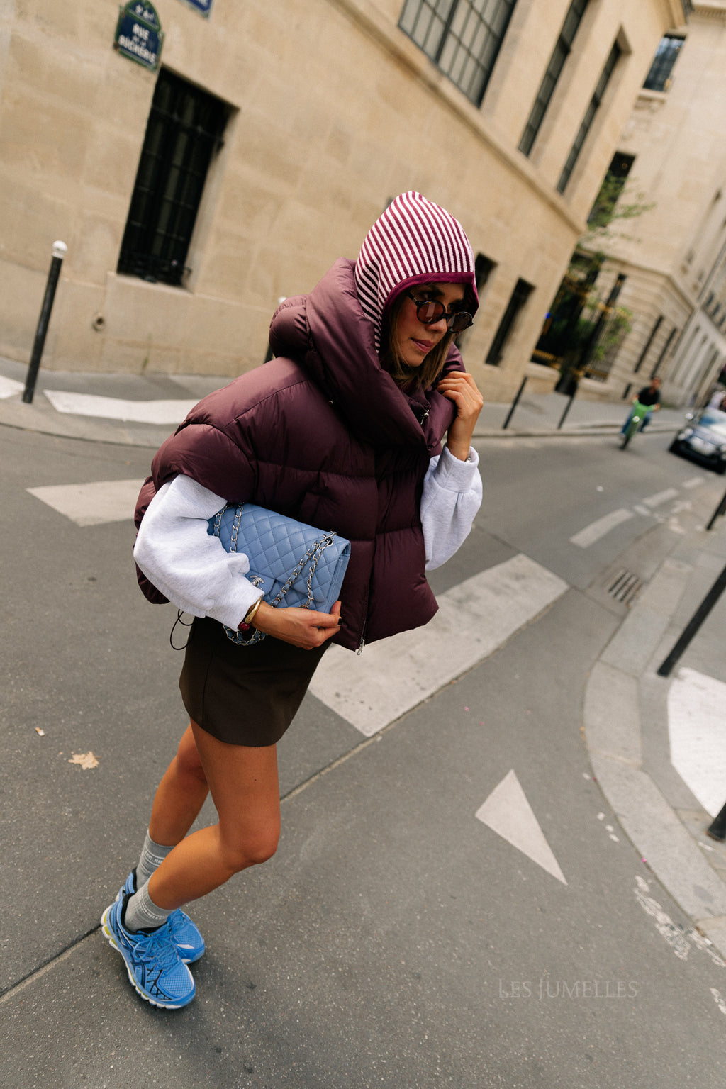 Jaclyn bodywarmer aubergine