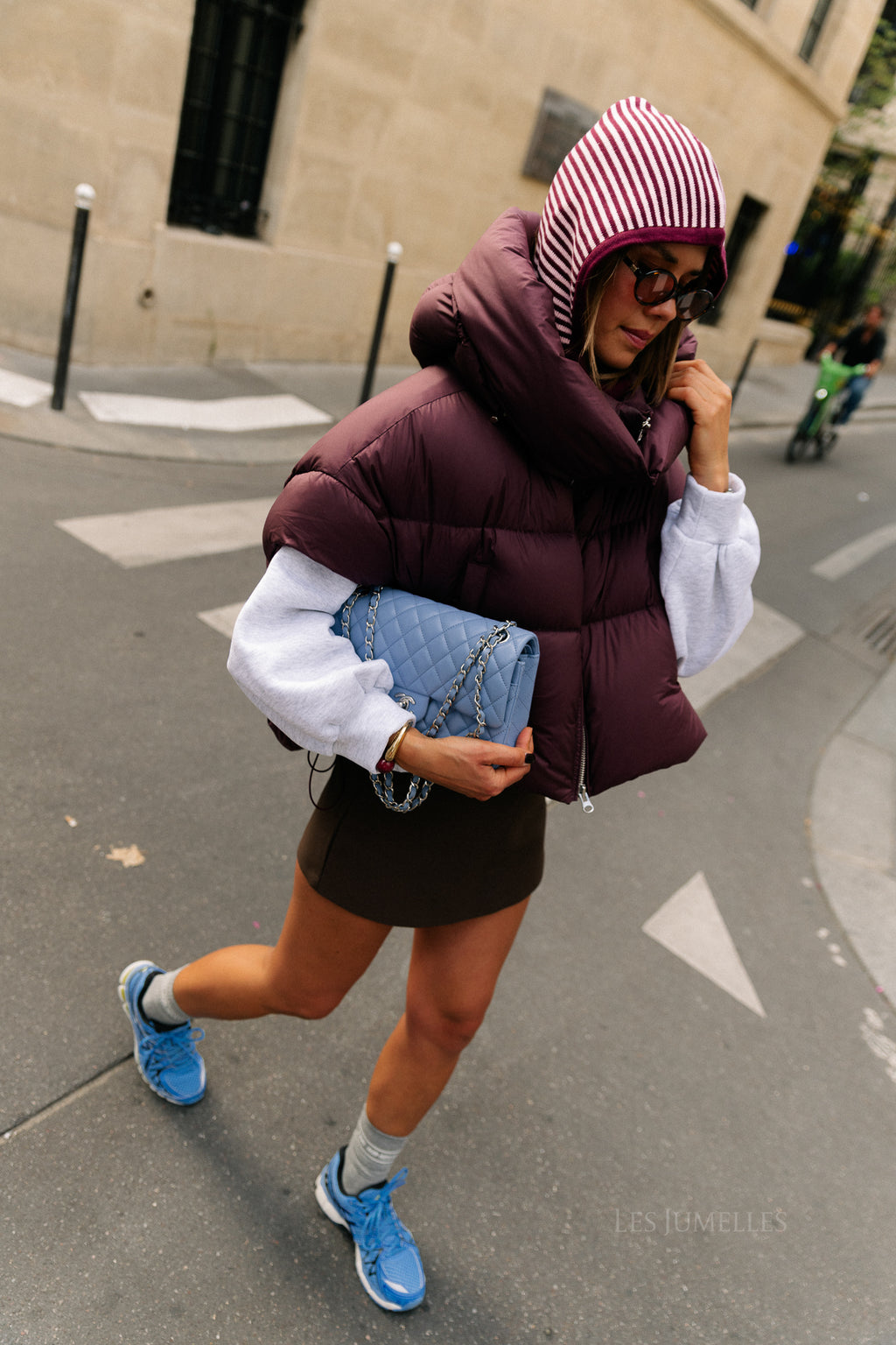 Jaclyn bodywarmer aubergine