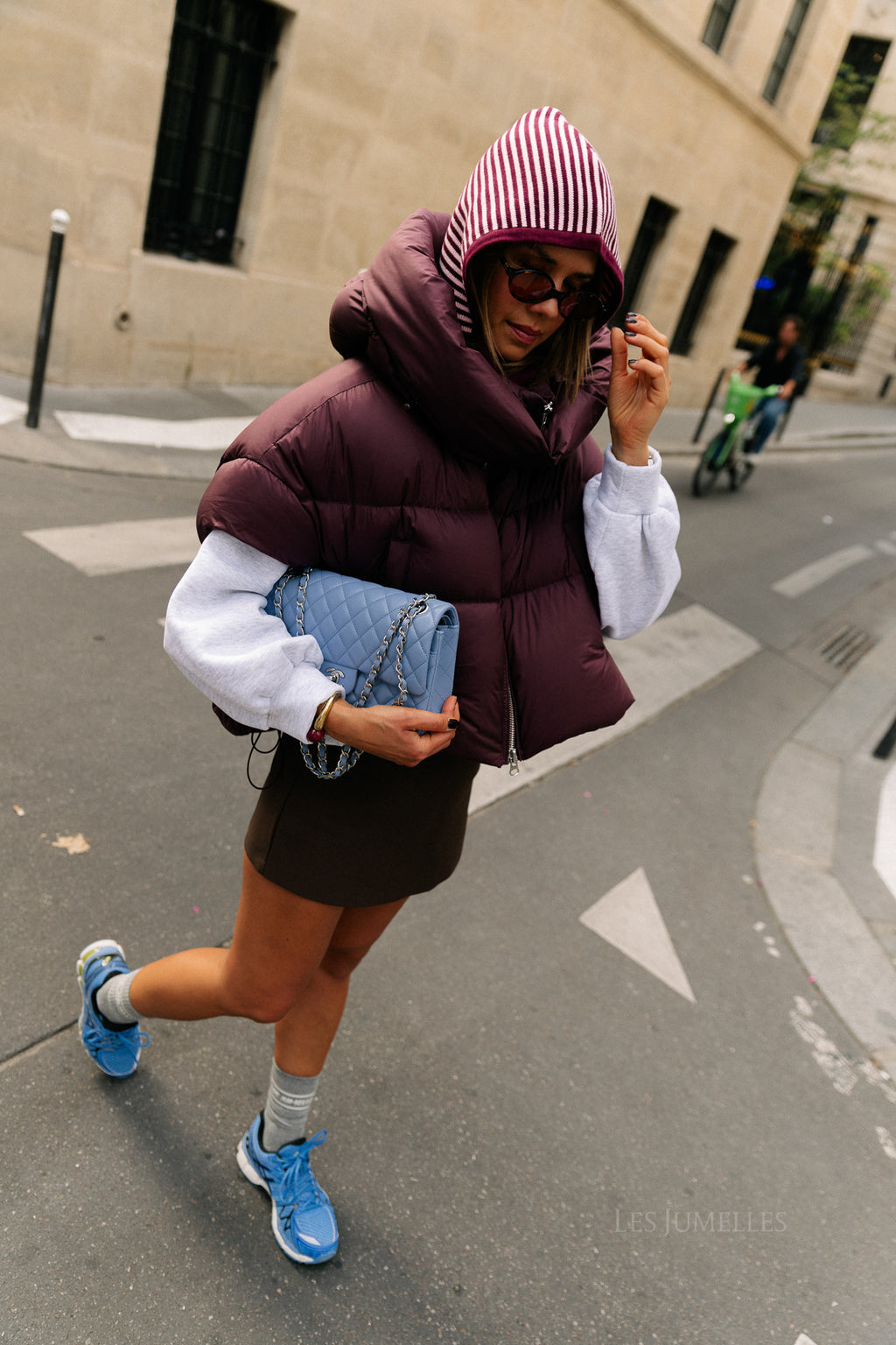 Jaclyn bodywarmer aubergine