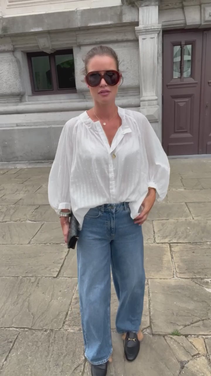 Poppy blouse white