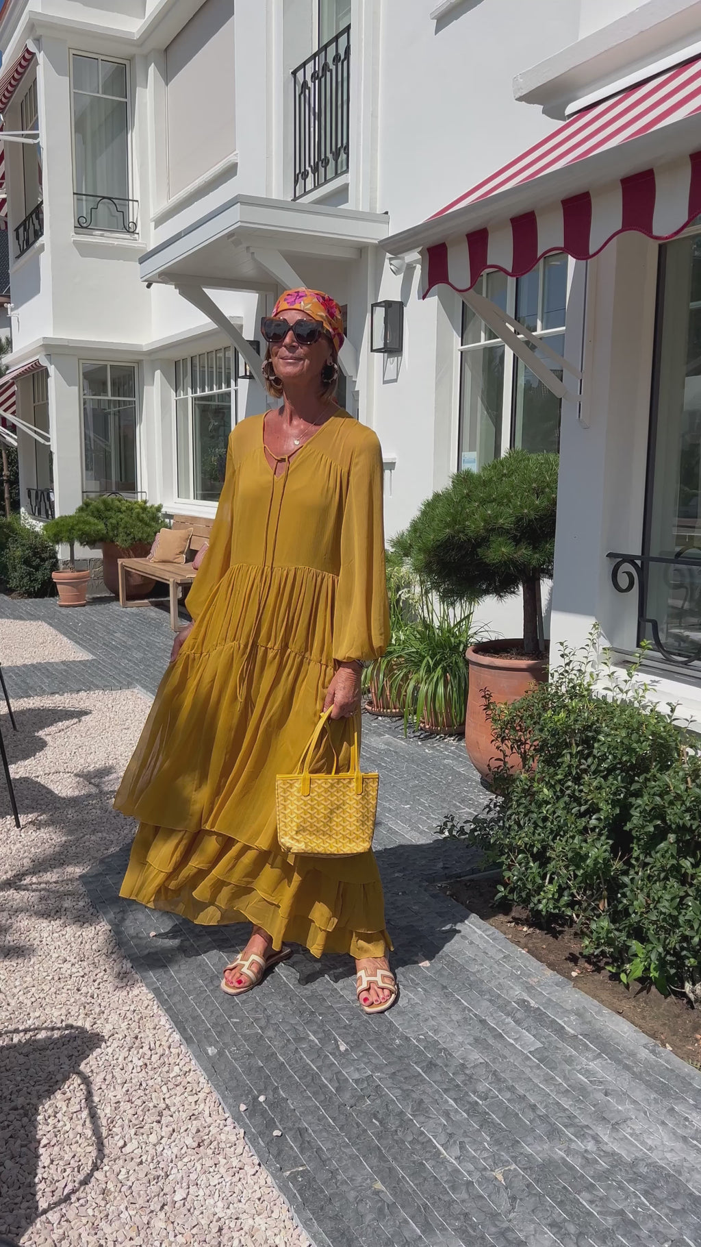 VIKale L/S Maxikleid Walddrossel