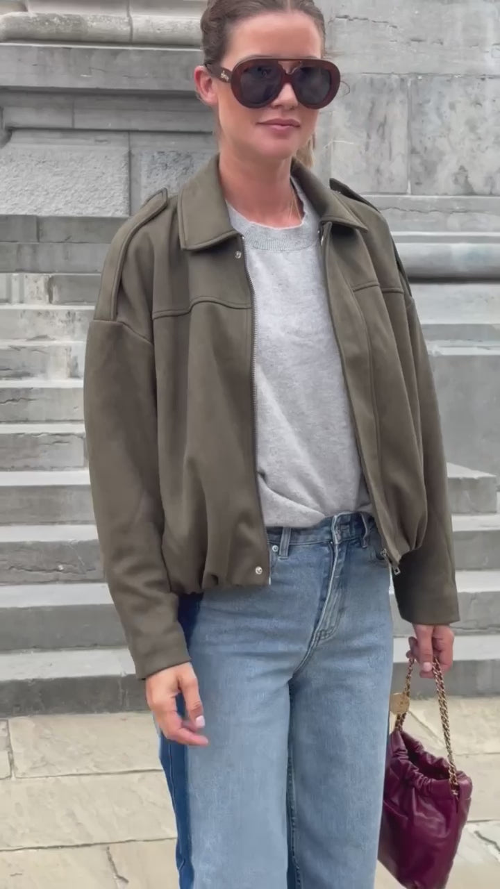 Cara jacket khaki