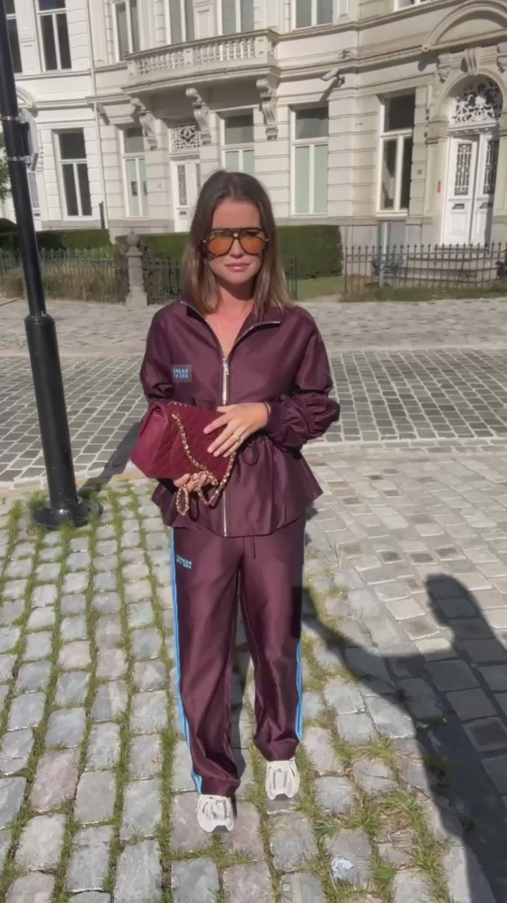 Gina vest donker fudge
