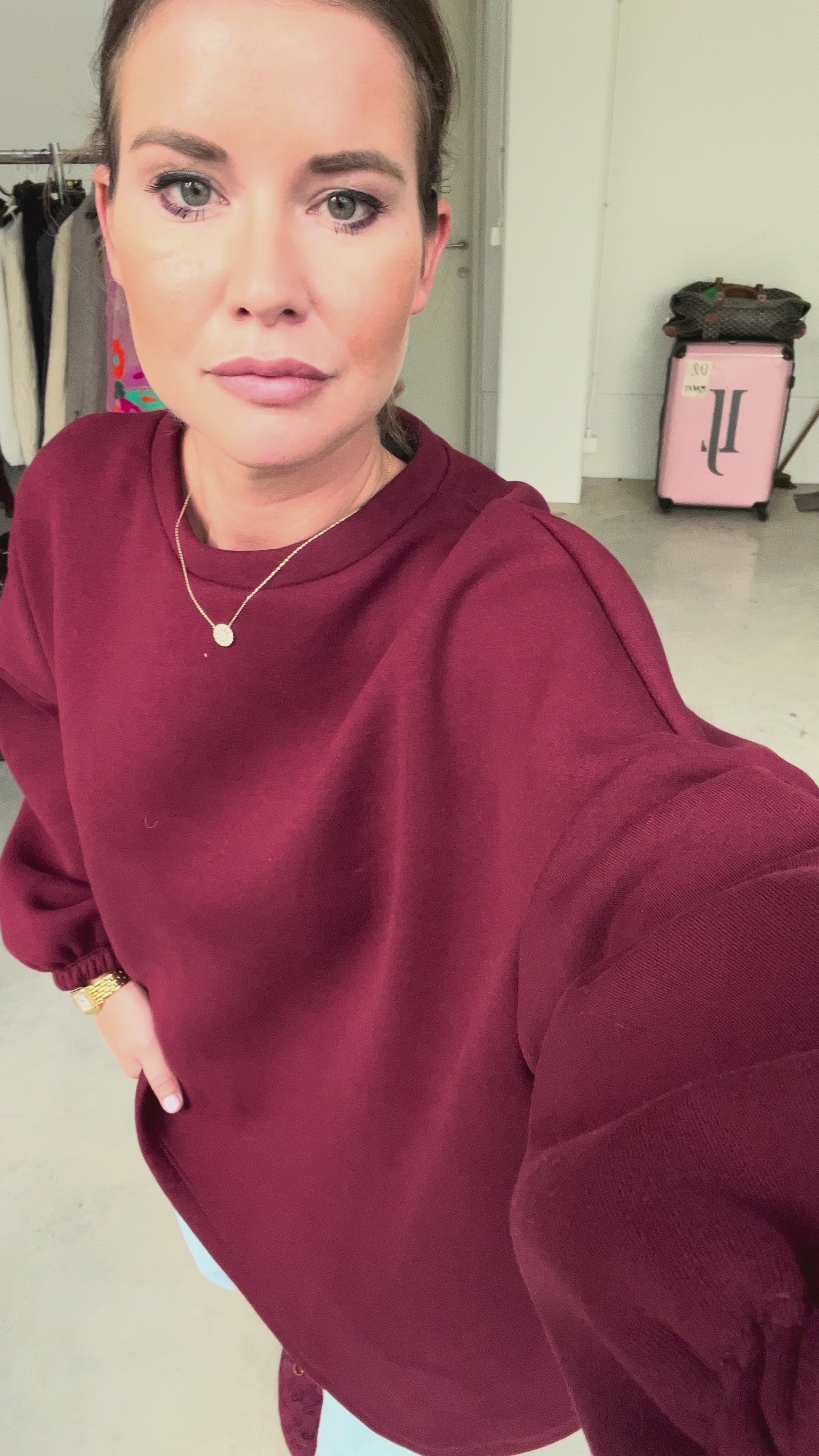 ORIGINAL Chérie sweater burgundy