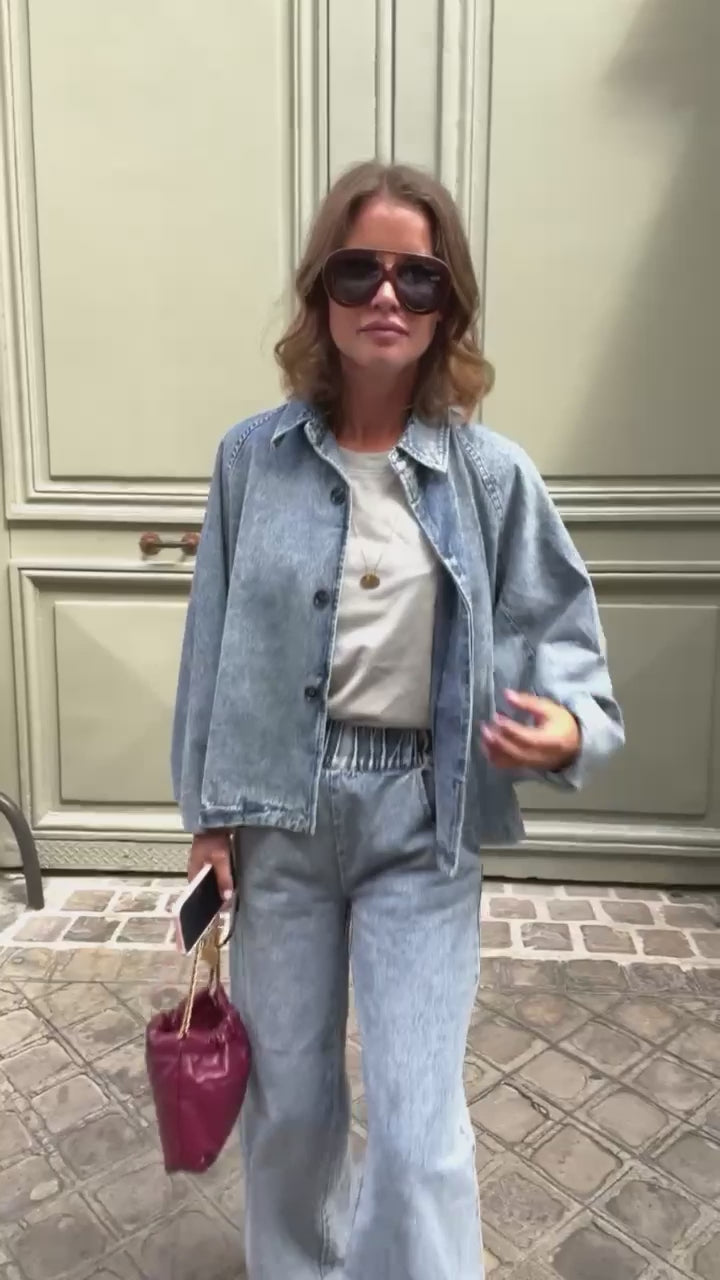 Norma pants light blue denim