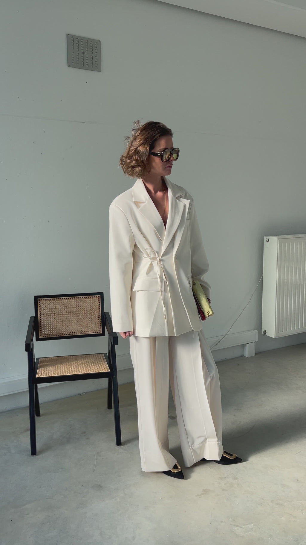 Giselle blazer ecru