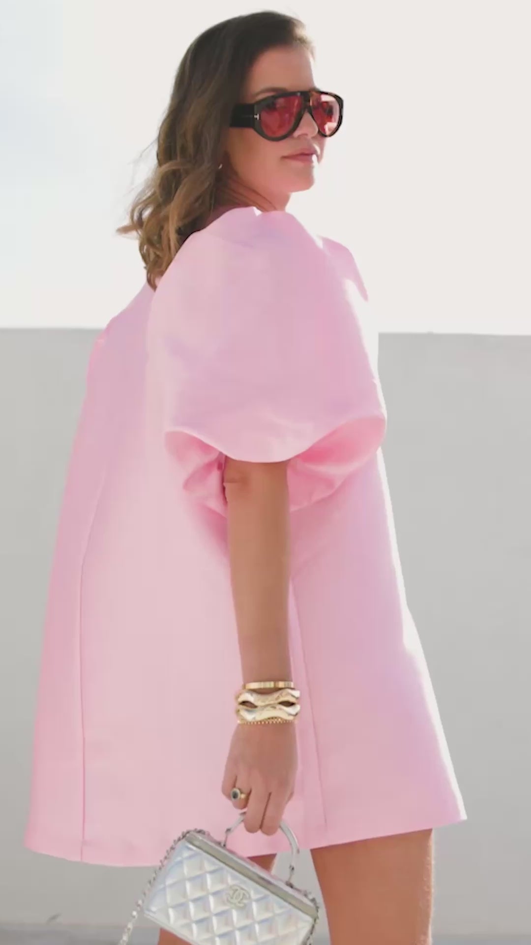 Charlotte dress baby pink