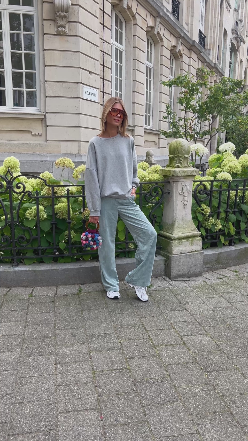 OBJRita MW pantalon bleu