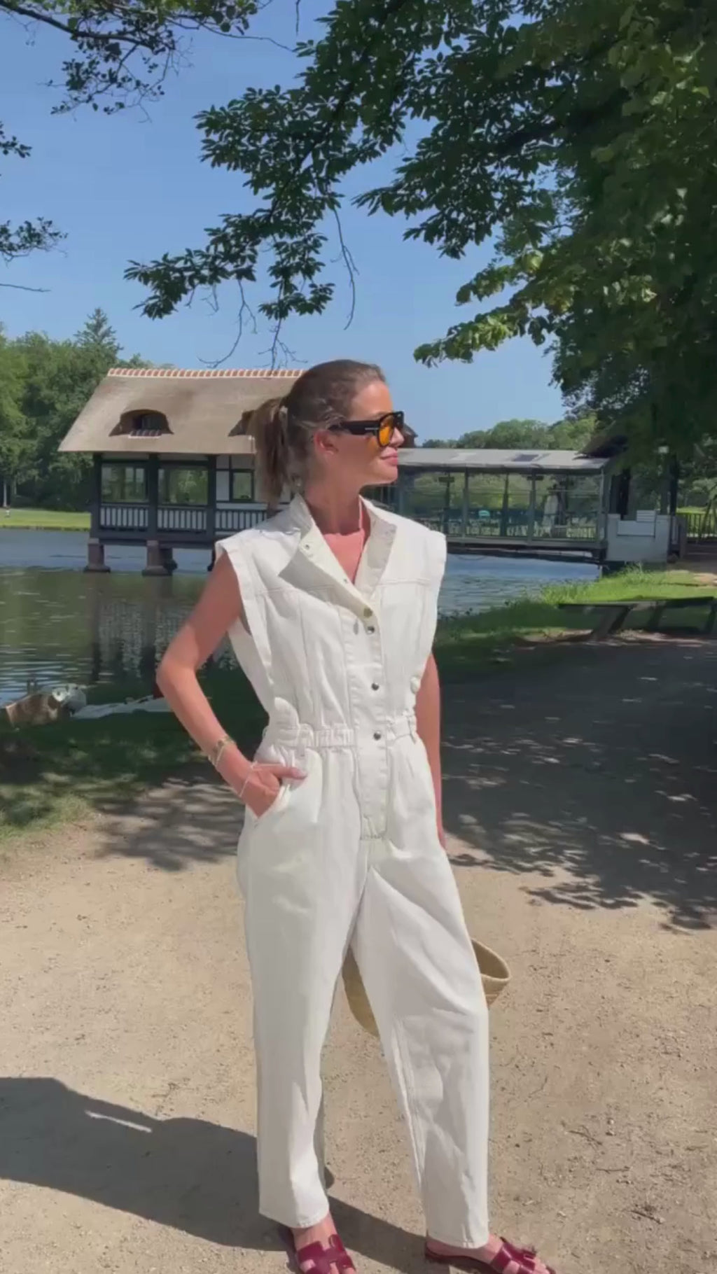 GZNilje SL jumpsuit birch
