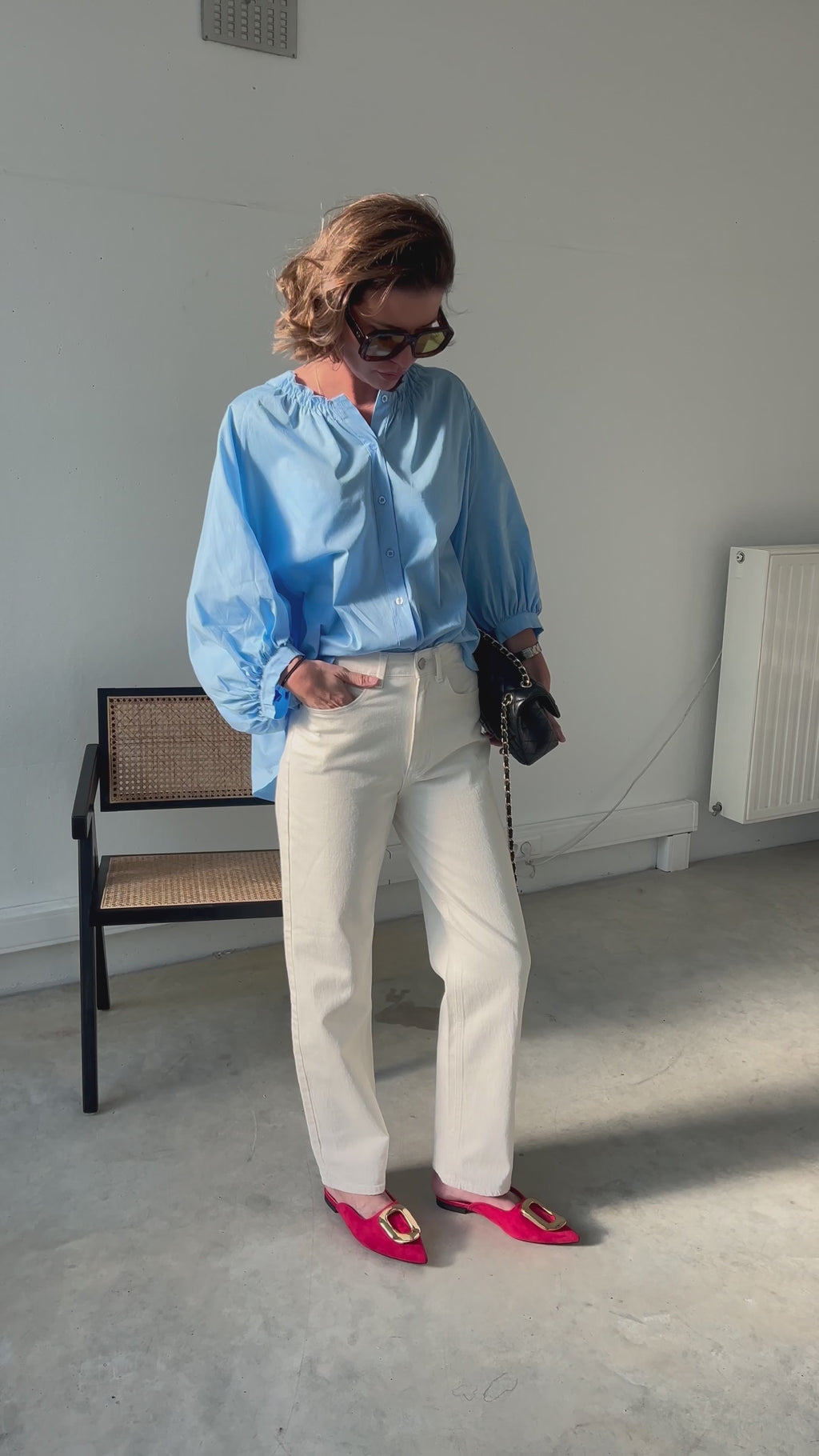 Amelie shirt baby blue